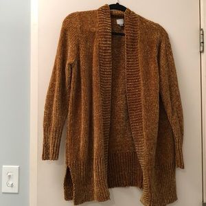 A New Day Mustard Chenille Sweater